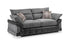 Clara Sofa Black/Grey 3 Seater